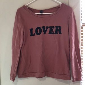 Mauve LOVE long sleeve